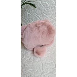 Torebka plecak kotek pudrowy róż