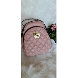 Damski plecak kolor pudrowy róż