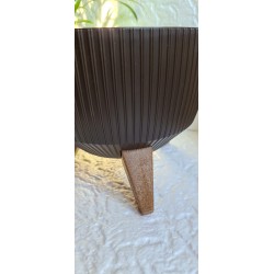 Doniczka misa Roma kolor czekoladowy