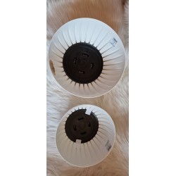 Doniczka misa MIRA kolor biały - 24 cm