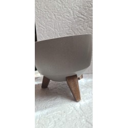 Przepiękna misa Roma kolor szary