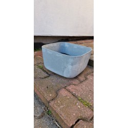 Doniczka GRACIA SQUARE BETON EFECT na nóżkach - efekt betonu