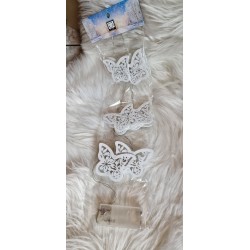 Girlanda motyl drewniany na baterie