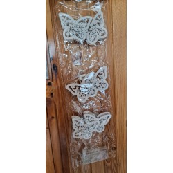 Girlanda motyl drewniany na baterie