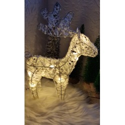 Figurka renifera LED