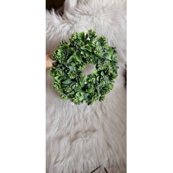 Sztuczny Wianek bukszpan - 30 cm