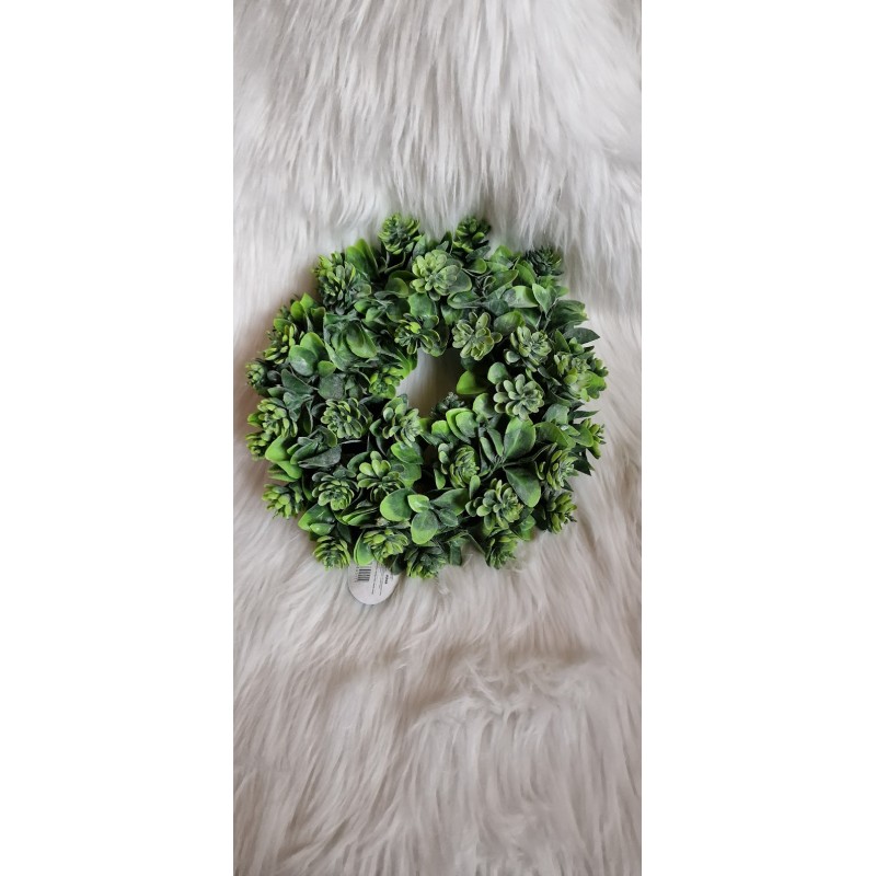 Sztuczny Wianek bukszpan - 30 cm