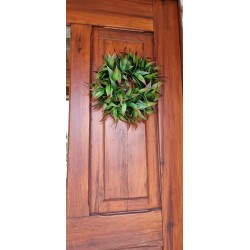 Sztuczny wianek liście 26 cm