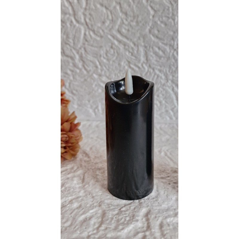 Świeca wkład wosk czarna 12,5 cm