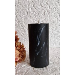 Wkład świeca LED efekt marmuru 15 cm