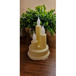 Potrójna świeca wkład kolor wosk