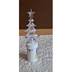 Wkład elektryczny choinka na baterie - choinka LED kolor zielony