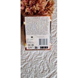 Lampki LED srebrne gwiazdki i kuleczki 20 LED ciepły biały