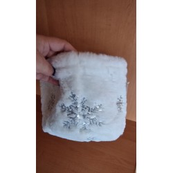 Futerkowa osłonka z cekinami mała 11 cm