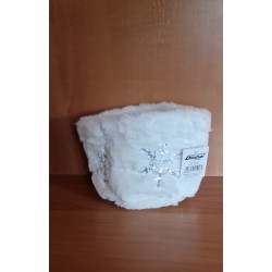 Futerkowa osłonka z cekinami mała 11 cm