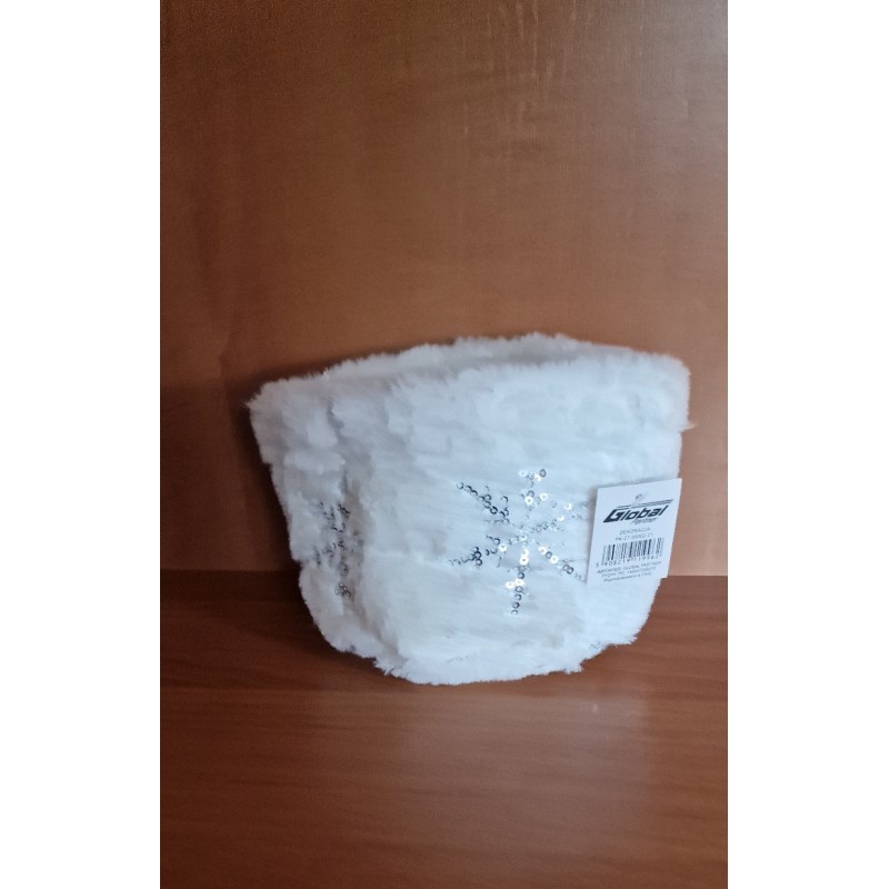 Futerkowa osłonka z cekinami mała 11 cm