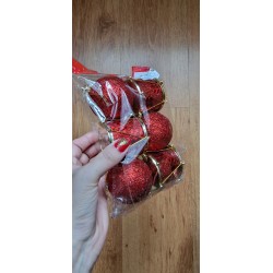 Zawieszki bombeczki czerwone