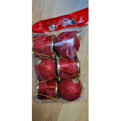 Zawieszki bombeczki czerwone