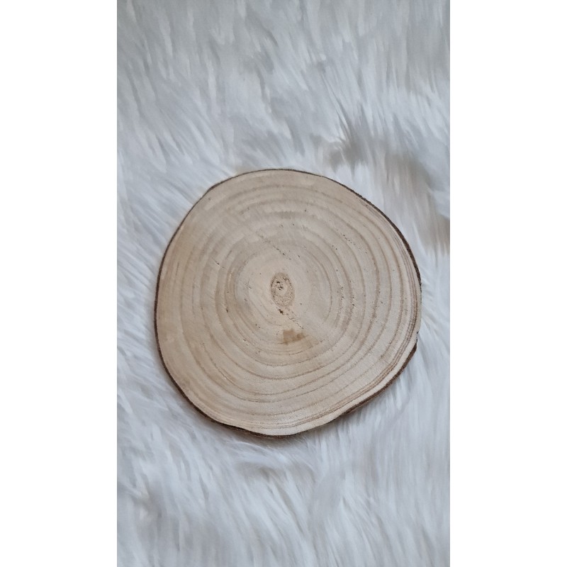 Podkład drewniany, plaster drewniany okrągły 18 cm