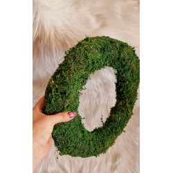 Wianek ze sztucznego mchu średnica 30 cm