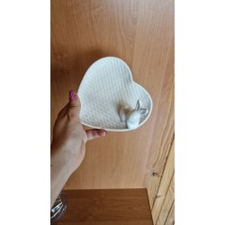 Talerzyk wielkanocny serduszko z zajączkiem