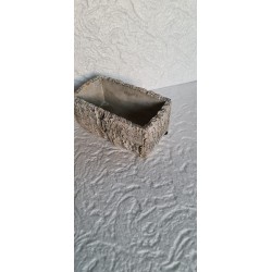 Doniczka prostokąt brzoza cementowa