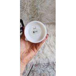 Świeca LED wosk 12,5 cm biała