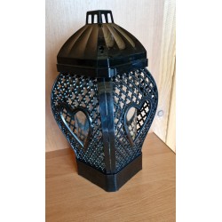 Znicz Glamour małe serce ratan 29 cm