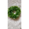 Wianek ozdobny bukszpan z białymi końcówkami - 27cm