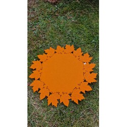 Podkładka filcowa pomarańczowe liście