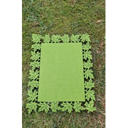 Podkładka prostokątna zielone liście