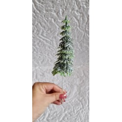 Choinka na piku - zielona brokatowa