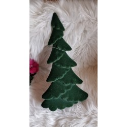 Choinka flokowana kolor butelkowa 45 cm