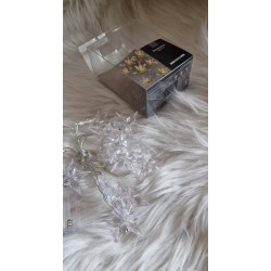 Lampki LED gwiazdki  ciepły biały