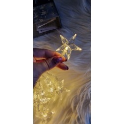 Lampki LED gwiazdki  ciepły biały