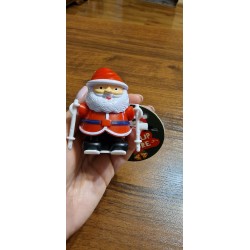 Nakręcany jeżdżący Mikołaj