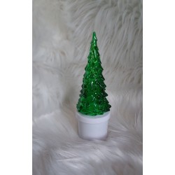 Większy Wkład LED choinka kolor zielony