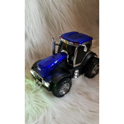 Głośnik Bluetooth, Radio, w kształcie traktora - kolor granatowy niebieski