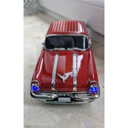 Głośnik Bluetooth WS-598 – Retro Samochód Sportowy czerwony Pontiac