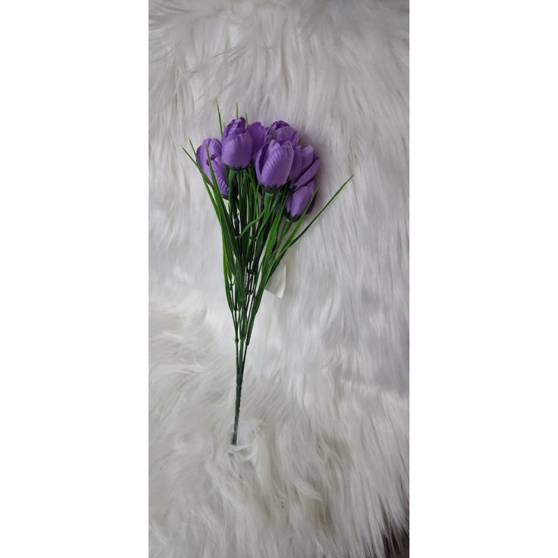 Sztuczny bukiet krokusy - kolor fioletowy