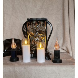 Znicz Z-5 złote liście, liście bluszczu, pnącze 33 cm