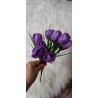 Sztuczny bukiet krokusy - kolor fioletowy
