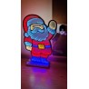 Figura Mikołaj LED efekt nieskończoności 39 cm