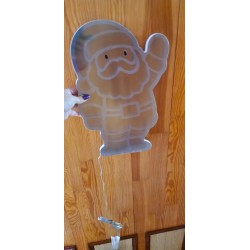 Figura Mikołaj LED efekt nieskończoności 39 cm