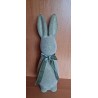 Zielony flokowany zając 40 cm