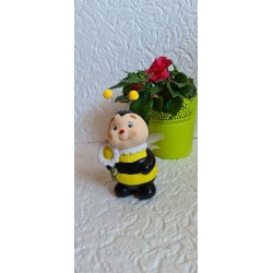 Figurka ceramiczna - pszczółka