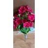 Sztuczny bukiet pelargoni