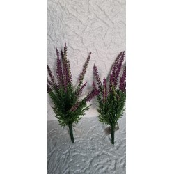 Bukiet sztuczne wrzosy fioletowy- ciemna fuksja- cena za 1 sztukę