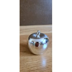 Srebrne jabłko ceramiczne