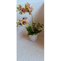 Storczyk gumowy, sztuczny storczyk gotowa kompozycja